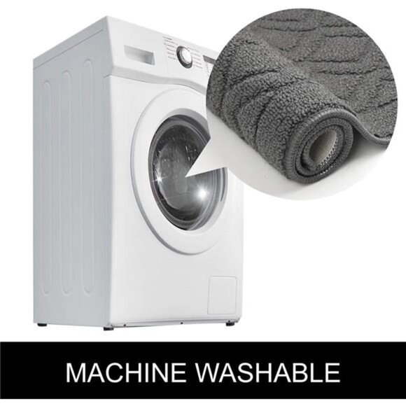 48x20 Inch/30X20 Inch Kitchen Rug Mats Made of 100% Polypropylene 2 Pieces Soft - Picture 6 of 7